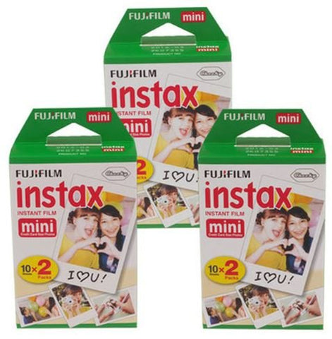 Fujifilm Instax Mini 8 Film 60 pcs White Edge Photo Paper
