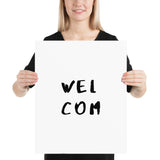 Wel com Home Print