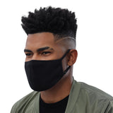 Unisex Black Stylish Face Mask (3-Pack)