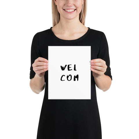 Wel com Home Print