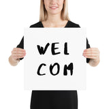 Wel com Home Print