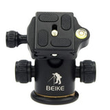 BEIKE Aluminum Tripod Ball Head + Quick Release