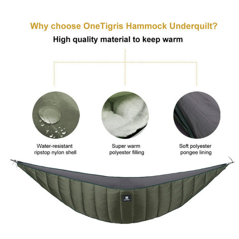 Lightweight Underquilt Hammock