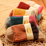 Womens Vintage Rabbit Wool Socks (5 pairs)