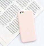 macarons-color-silicone-frosted-matte-iphone-cases