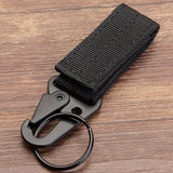 Men's canvas clasp Military keychain