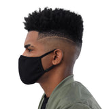Unisex Black Stylish Face Mask (3-Pack)