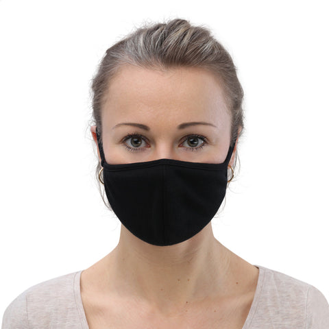 Black womens face mask covering