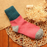 Womens Vintage Rabbit Wool Socks (5 pairs)
