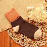 Womens Vintage Rabbit Wool Socks (5 pairs)