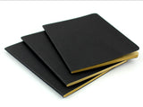 Black Kraft/White Paper Notebook (10 x 14cm)