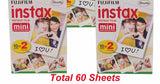 Fujifilm Instax Mini 8 Film 60 pcs White Edge Photo Paper