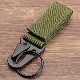 Men's canvas clasp Military keychain